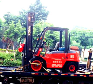 Tripleks Tam Serbest Direk 5m Yan Shift Konteyner ile OEM Dizel Forklift